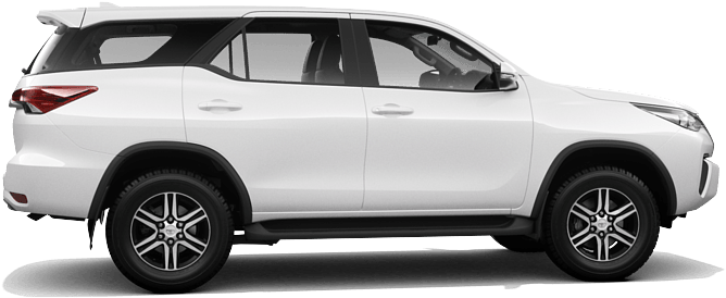 Toyota Fortuner 2019 White (907x510), Png Download