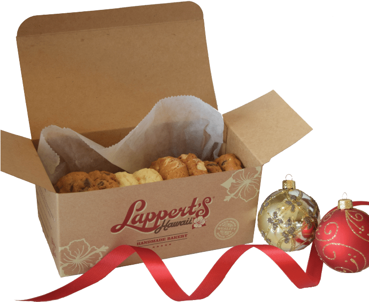 Lappert's Hawaii Holiday Cookie Gift Box - Box (750x635), Png Download