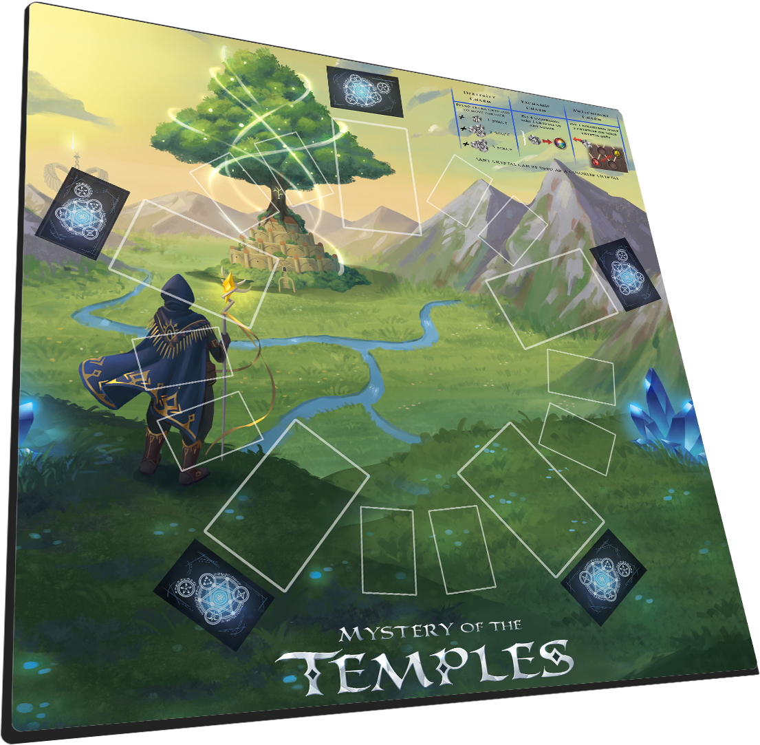 Mystery Of The Temples Playmat - Tabletop Game (1200x1200), Png Download