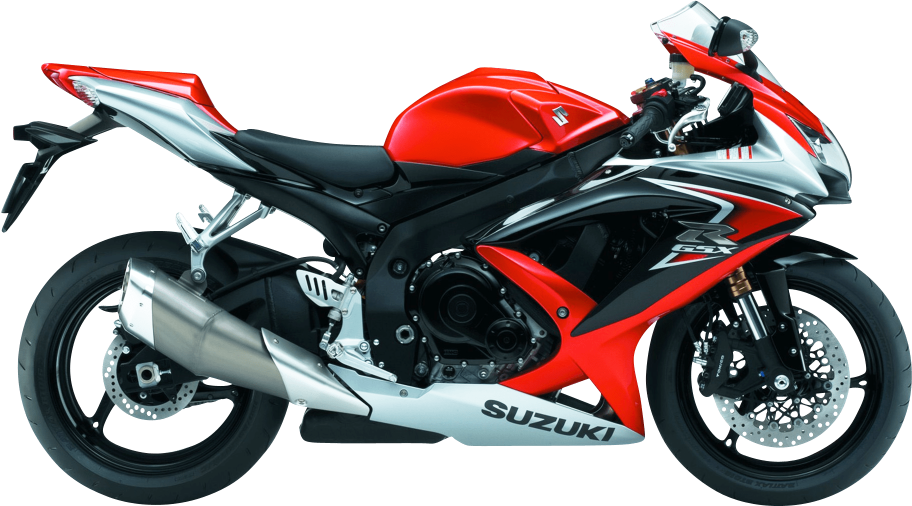 Suzuki Gsx R600 Sport Bike Png Image Pngpix - Suzuki Gsxr 1000 Red (1920x1082), Png Download