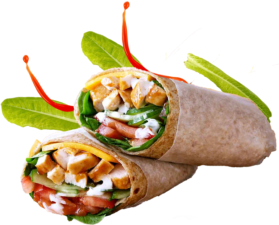 Overlapping-image - Fast Food (900x792), Png Download