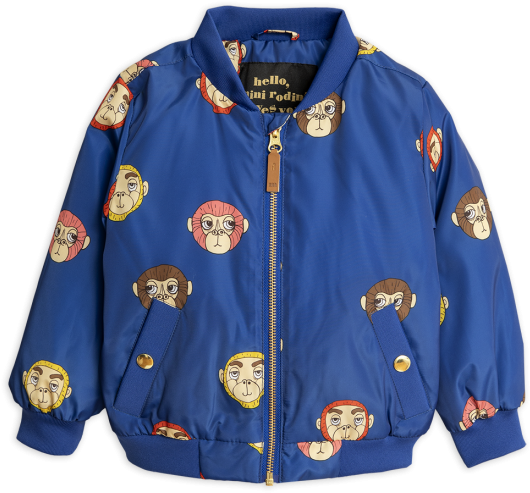 Mini Rodini Monkey Baseball Jacket (786x786), Png Download