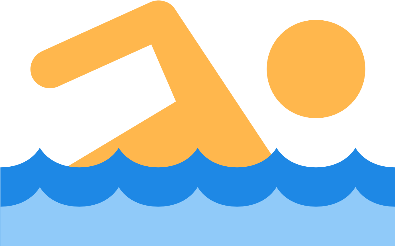 Swimming Icon Png (1600x1600), Png Download