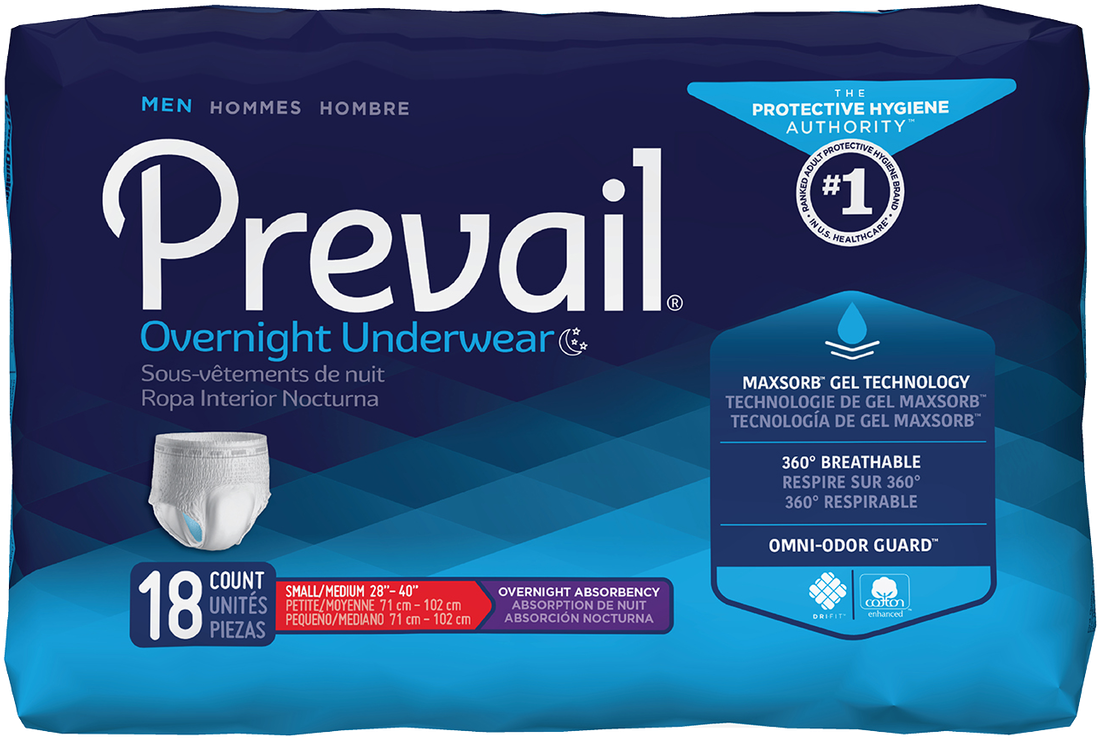 Prevail Pull-up Underwear For Men - Incontinence Aid (1280x1280), Png Download