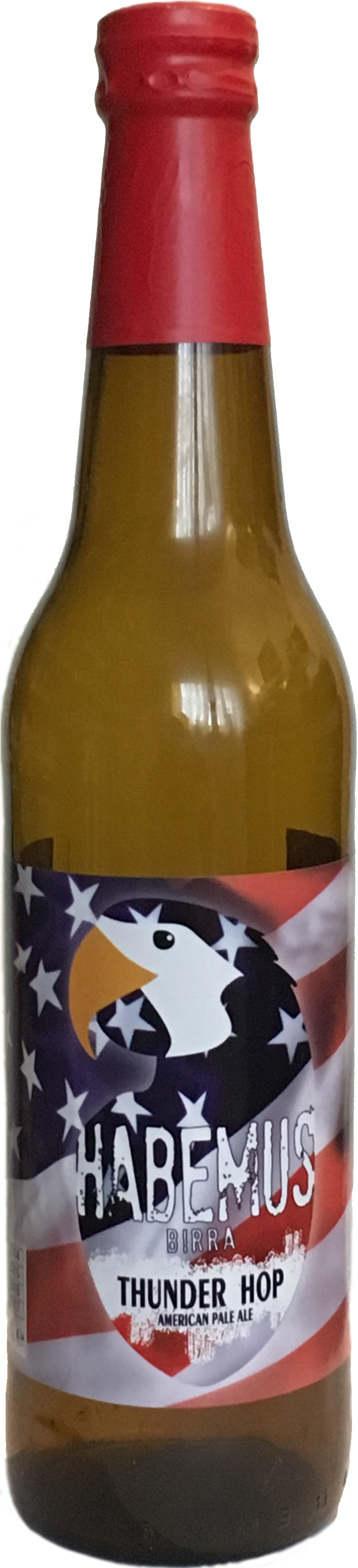 Thunder Hop Beer 50 Cl Italian - Glass Bottle (1212x3852), Png Download