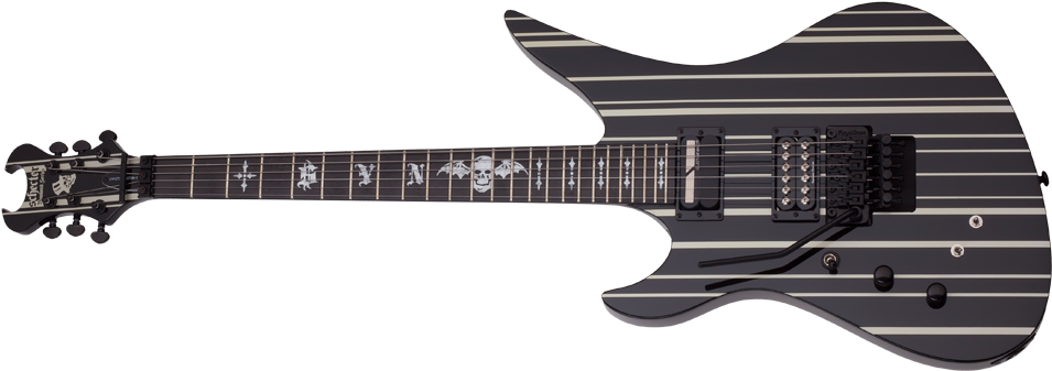Synyster Custom-s Lh - Guitarra Avenged Sevenfold (960x419), Png Download
