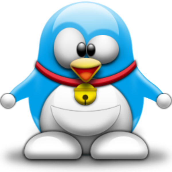 Moar - - Tux Doraemon (600x600), Png Download
