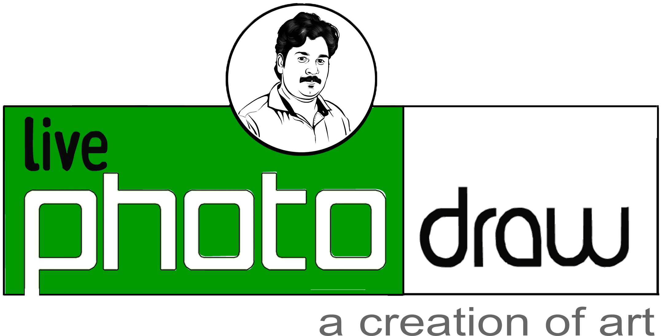 Portrait, Caricature And Paintings - Illustration (2259x1094), Png Download