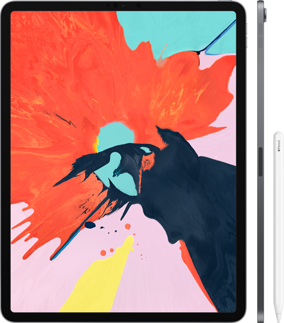 The New Ipad Pro Has Been Completely Redesigned And - Ipad Pro 12.9 Space Gray 64gb (560x636), Png Download