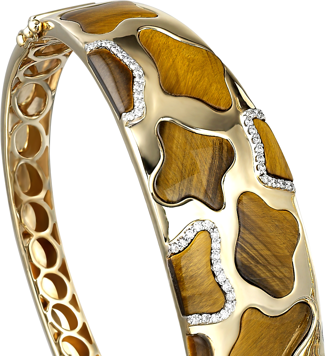 The Tigers Eye Bangle - Browns Jewelers Bracelets (1320x1340), Png Download