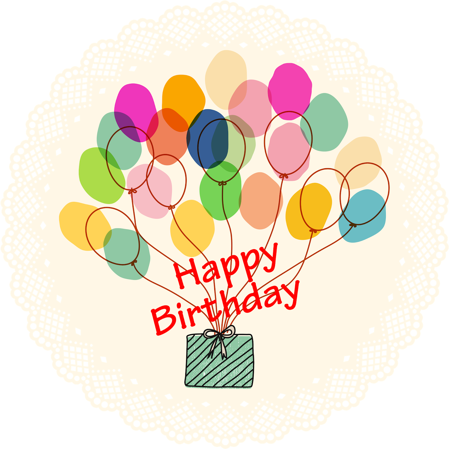 Png Birthday Designs Download - Lace Frame (1600x1600), Png Download