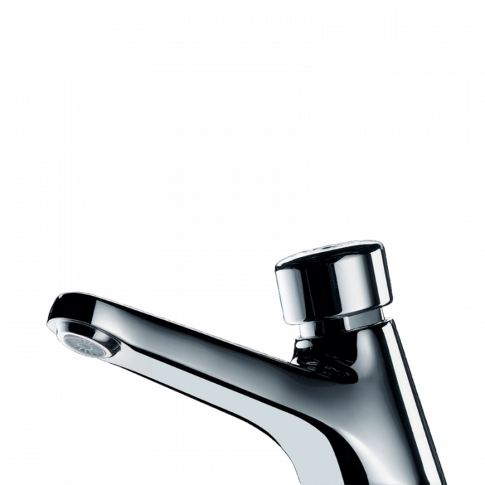 Delabie Vandal Resistant Self Closing Tap - Robinet Temporisé (700x700), Png Download