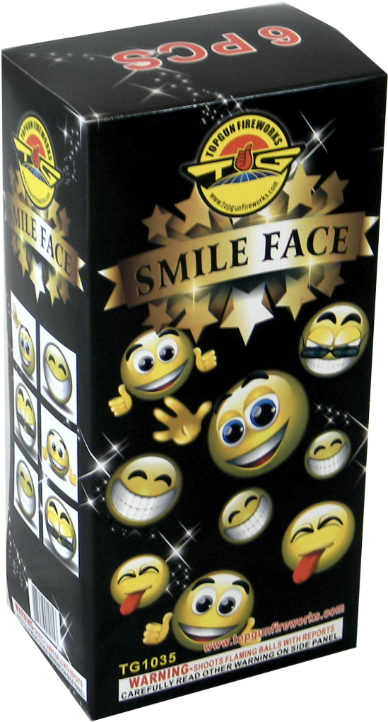 1 3/4″ Pattern Artillery Shells 6 Happy Smiley Faces - Peeps (575x1024), Png Download