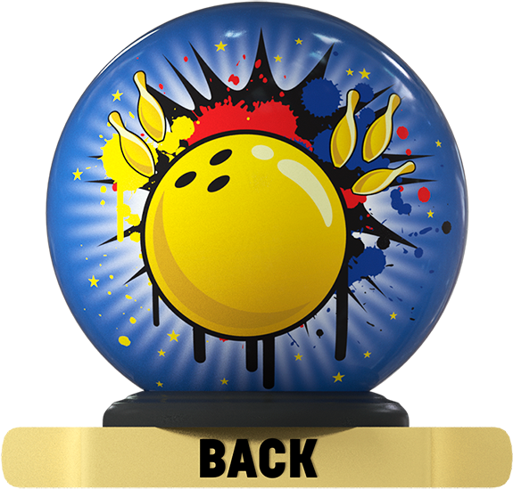 Solid Gold Bowling Ball (575x549), Png Download