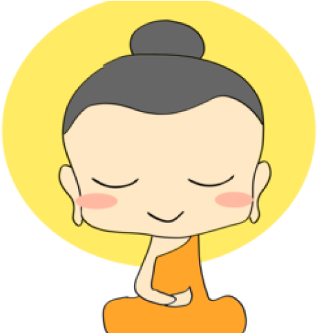 Meditation Clipart Budha - Buddha Cartoon Png (640x480), Png Download