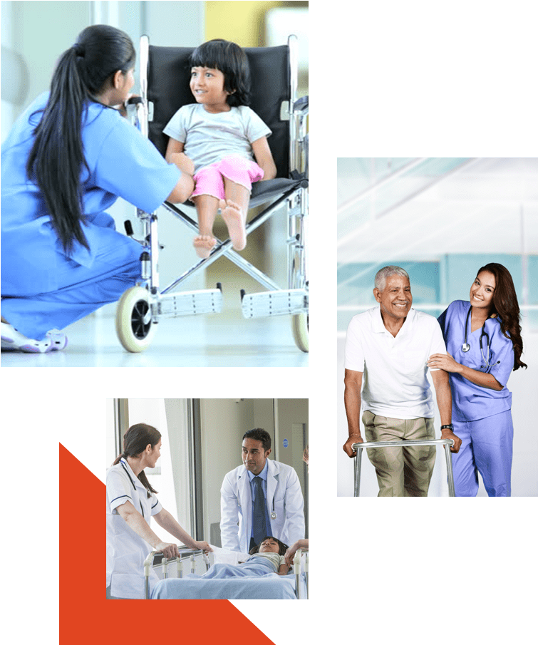 Nee About Collages1 - Young Indian Girl Hospital (924x932), Png Download