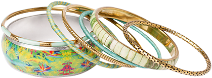 Scenery Printed Bangles - Bangle (500x750), Png Download