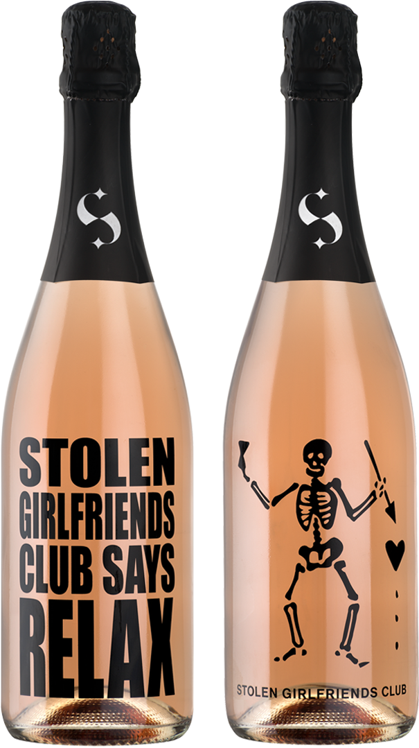 Mc X Stolen Sparkling Rosé - Stolen Girlfriends Club Says Relax (720x1080), Png Download