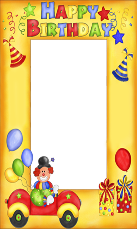 Happy Birthday Wishes Frame (480x800), Png Download