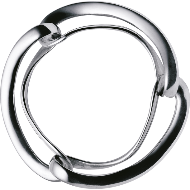 Georg Jensen Sterling Silver Infinity Three Link Bangle - Bracelet (610x610), Png Download
