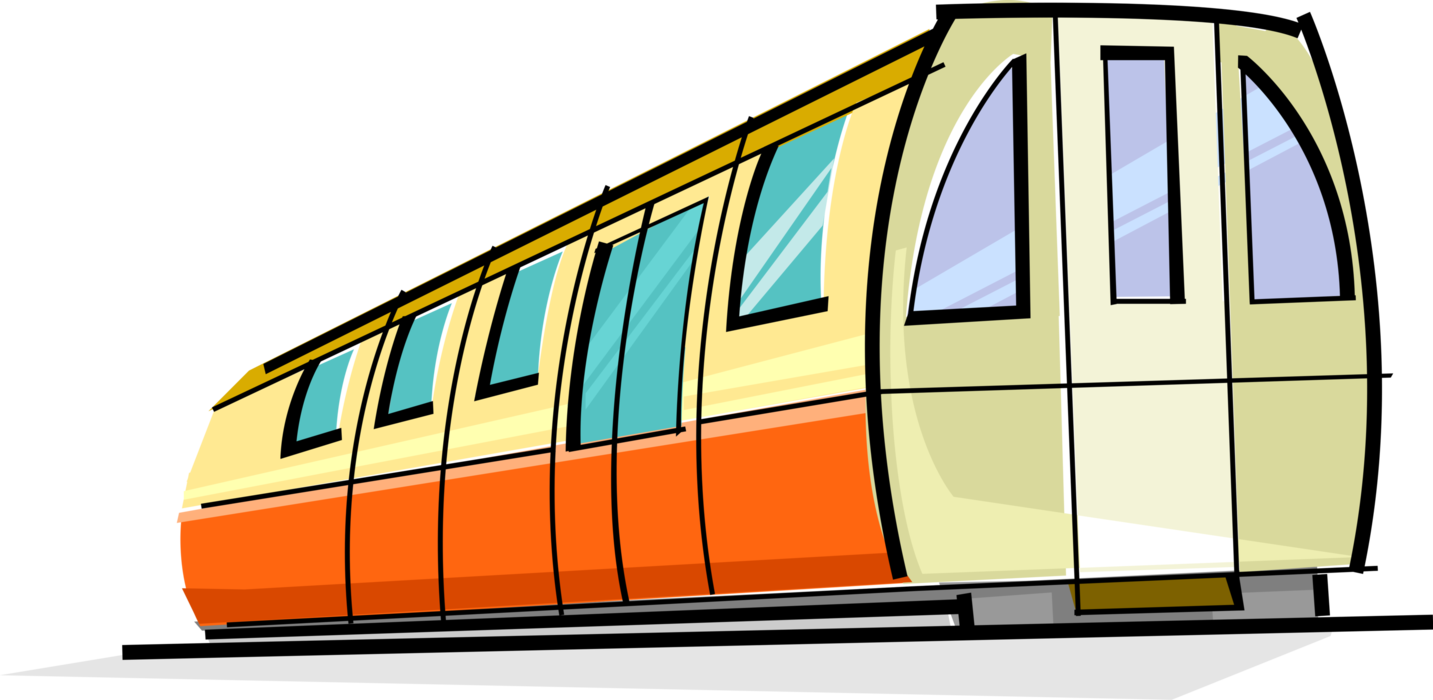 Subway Clipart Indian Railway - Subway Clip Art (1433x700), Png Download