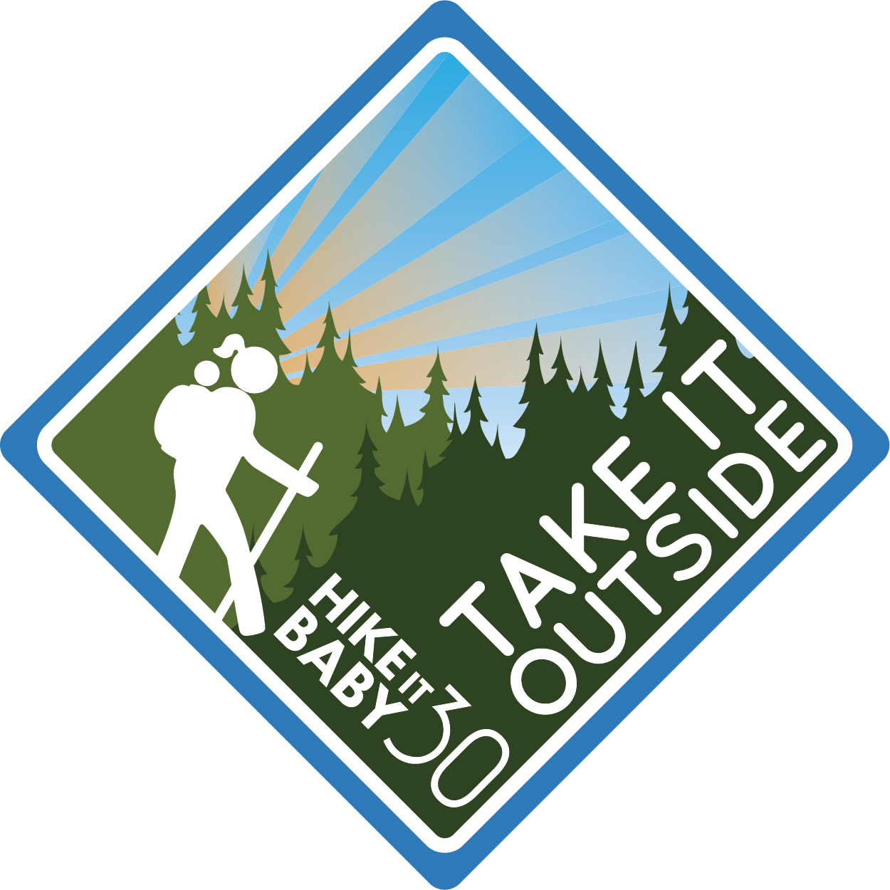 Hiking (1250x1250), Png Download
