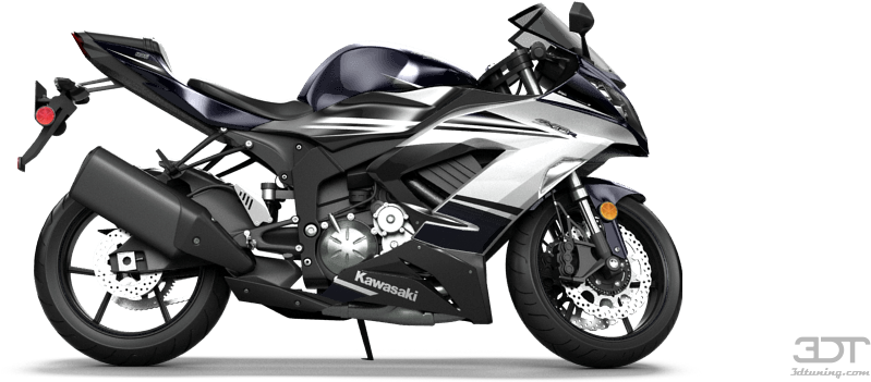 Kawasaki Ninja Zx 6r Sport Bike 2015 Tuning - Kawasaki Ninja Zx6r Price In Delhi (1004x373), Png Download