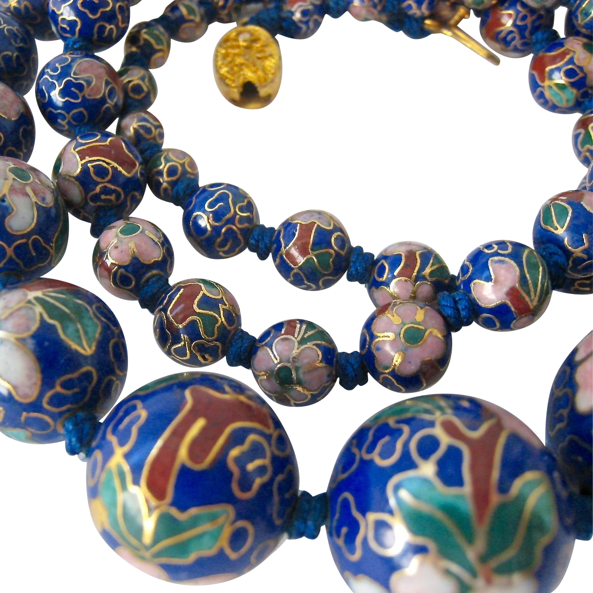 Graduated Cloisonne Bead Necklace - Bead (1200x1200), Png Download