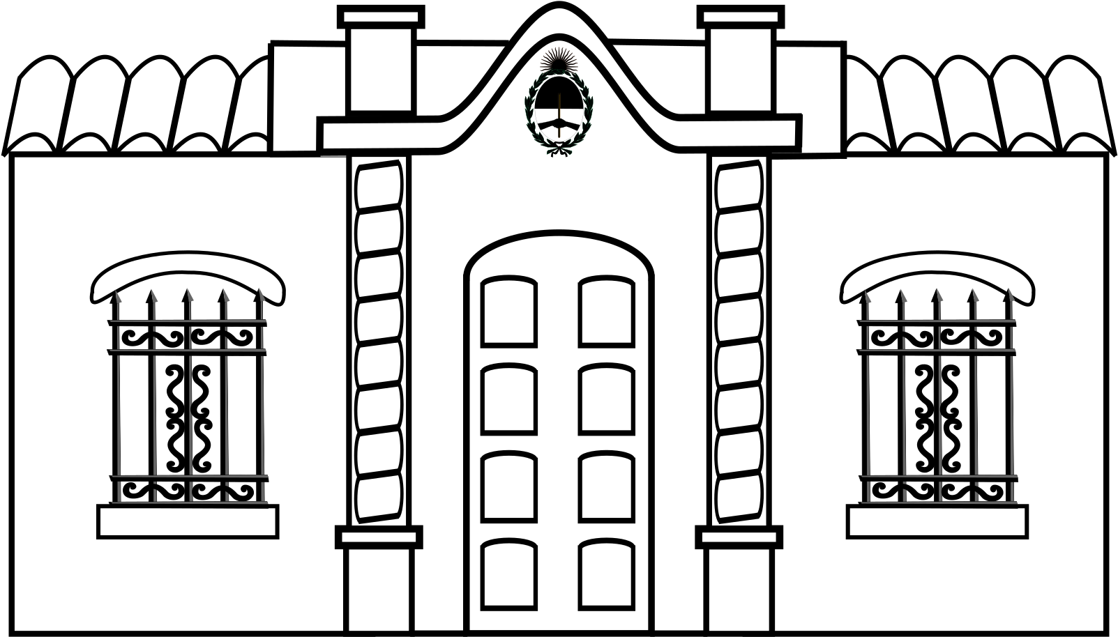 This Free Icons Png Design Of Casa De La Independencia (2400x1697), Png Download