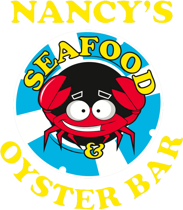 Nancy's Seafood & Oyster Bar Vector Black And White - Poster (750x750), Png Download