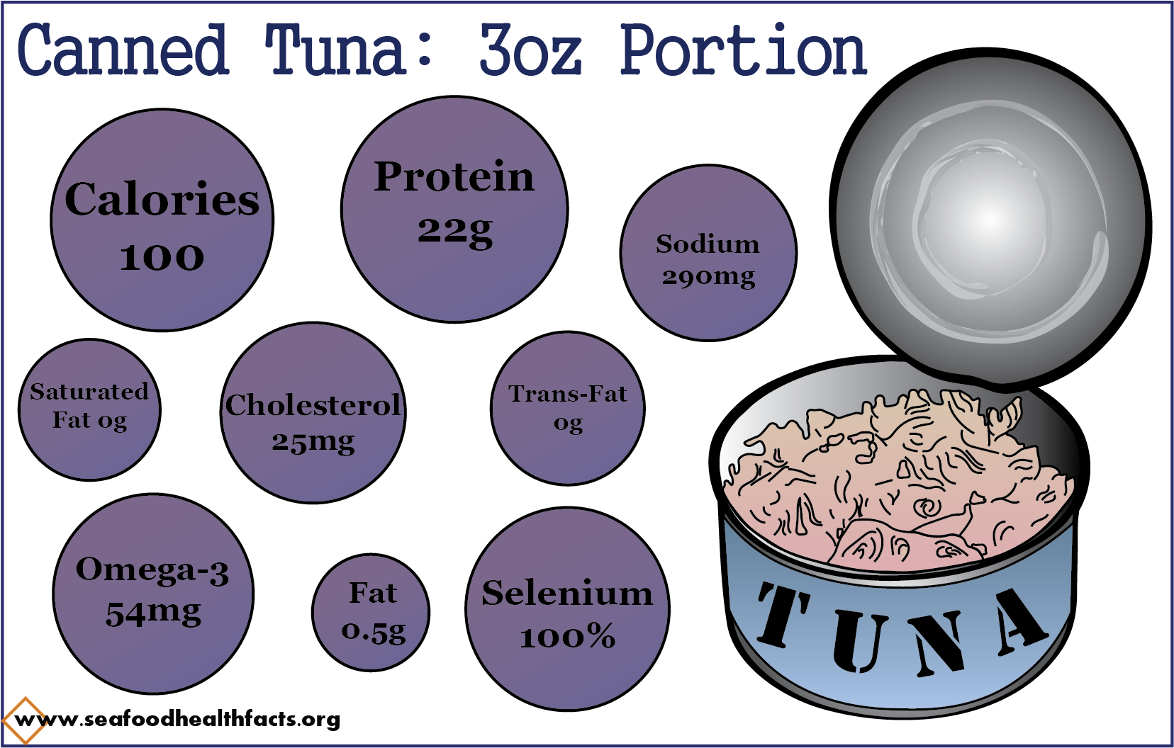 Canned Tuna (png) - Diagram (1800x1200), Png Download