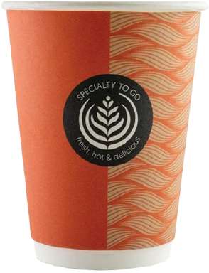 Double Wall Paper Hot Cup, Coffee To Go, 300ml/12oz - Coffee Cup (780x610), Png Download
