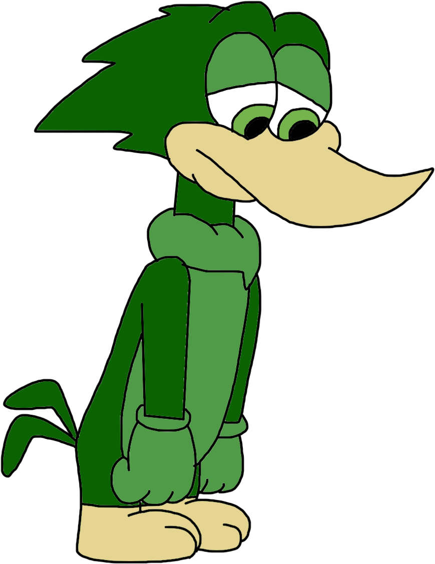 Woody Woodpecker In Green By Marcospower1996 Woody - Universal Woody Woodpecker (869x1127), Png Download