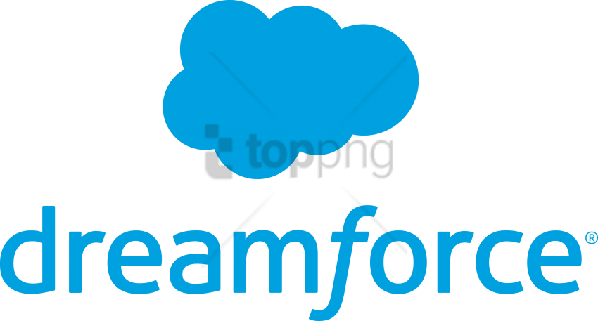 Free Png Salesforce Transparent Logo Png Image With - Dreamforce Logo 2018 (850x457), Png Download