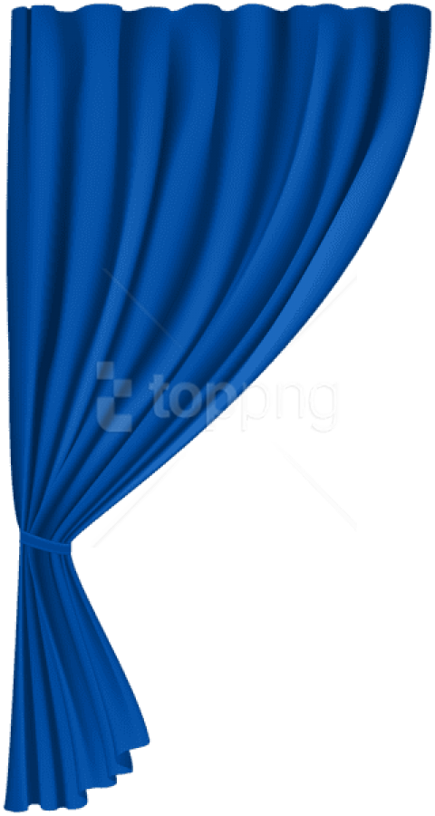 Free Png Download Curtain Blue Clipart Png Photo Png - Red Transparent Curtain (480x900), Png Download