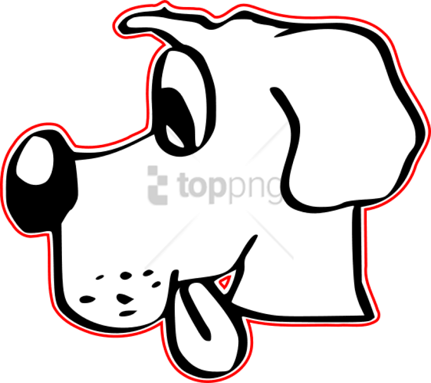 Free Png Download Cute Dog Drawing Shower Curtain Png - Outline Of A Dog (850x756), Png Download