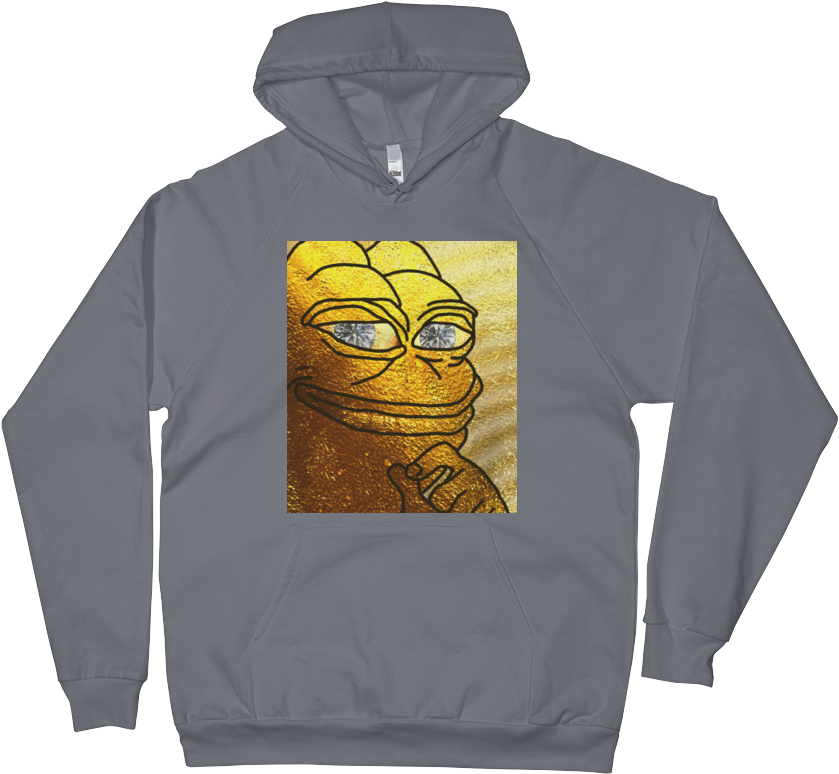 Golden Pepe Limited Edition Sweatshirt - Sweatshirt (1000x1000), Png Download