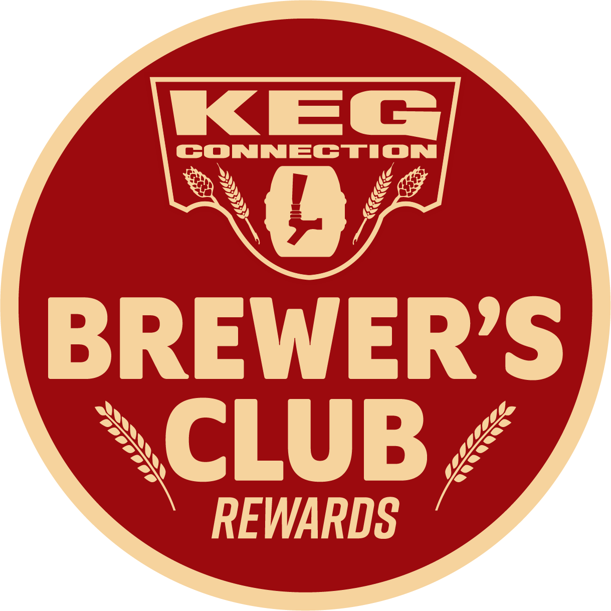 Kegconnection Brewers Club Rewards - Emblem (1219x1219), Png Download