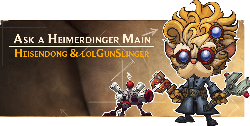 Heimerdinger, Aka "the Donger\ - Heimerdinger Yordle (993x502), Png Download