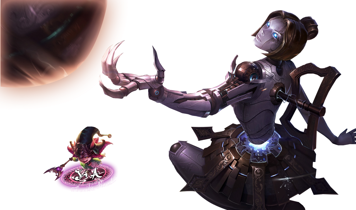 League Of Legends Orianna Png (1215x717), Png Download