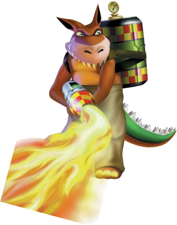 Dingodile Crash Bandicoot 3 (599x761), Png Download