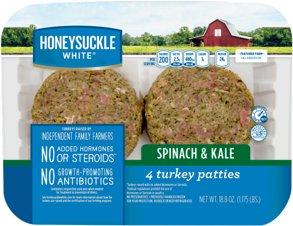 Spinach & Kale Turkey Patties - Cranberry Jalapeno Turkey Burger (700x569), Png Download