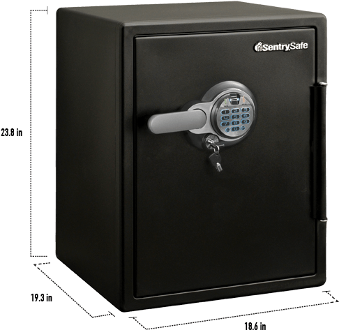 Sentrysafe Fingerprint Fire/water Safe - Box (576x576), Png Download