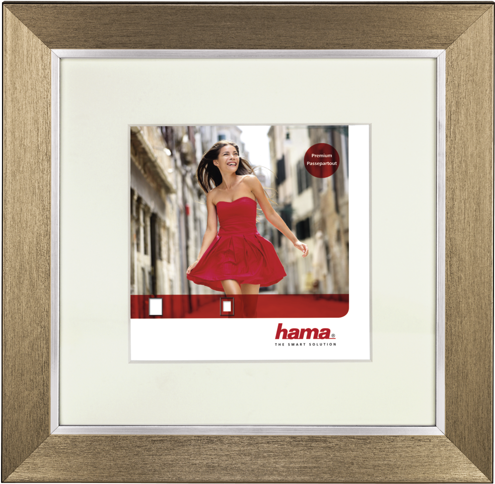 "porto" Plastic Frame, Gold, 20 X 20 Cm - Con Che Colore Abbinare Il Corallo (1100x1100), Png Download