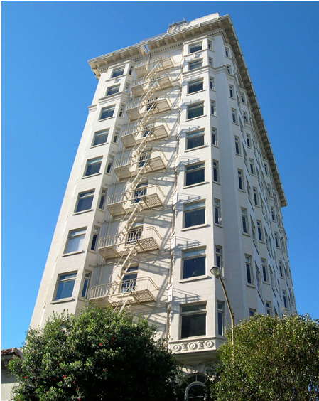 Irenes Apt Dark Passage Now - Tower Block (750x563), Png Download