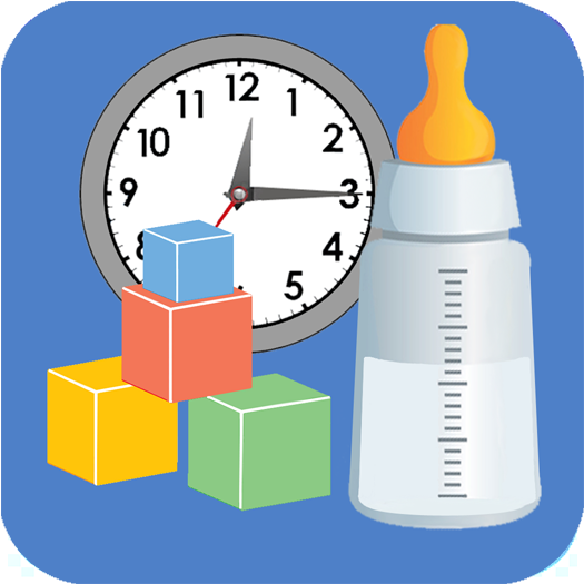 Use A Phone App To Log Your Baby's Sleeping, Eating, - Baby Connect App (600x600), Png Download