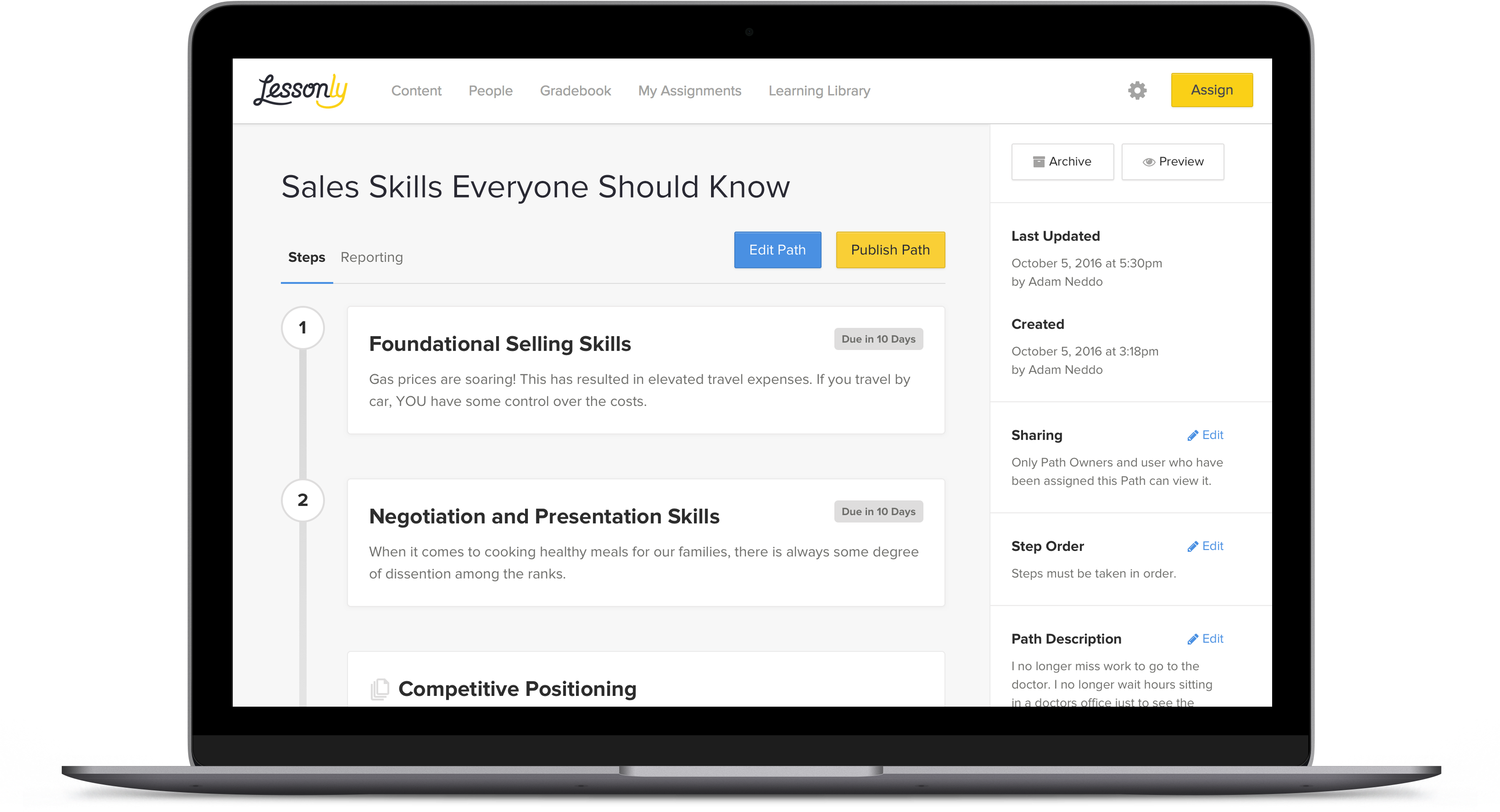 Lessonly Paths - Free Resume Builder (3500x2200), Png Download