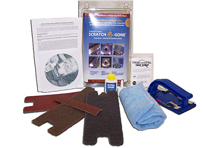 Bull Scratch B Gon Homeowners Kit - Stainless Steel Deep Scratch Removal (898x490), Png Download