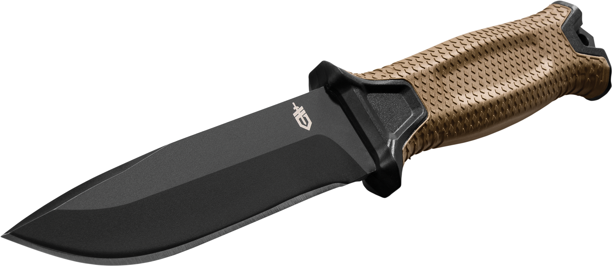 Gerber Strongarm Fine Edge Fixed Knife, Cerakote Coyote - Hunting Knife (2000x2000), Png Download