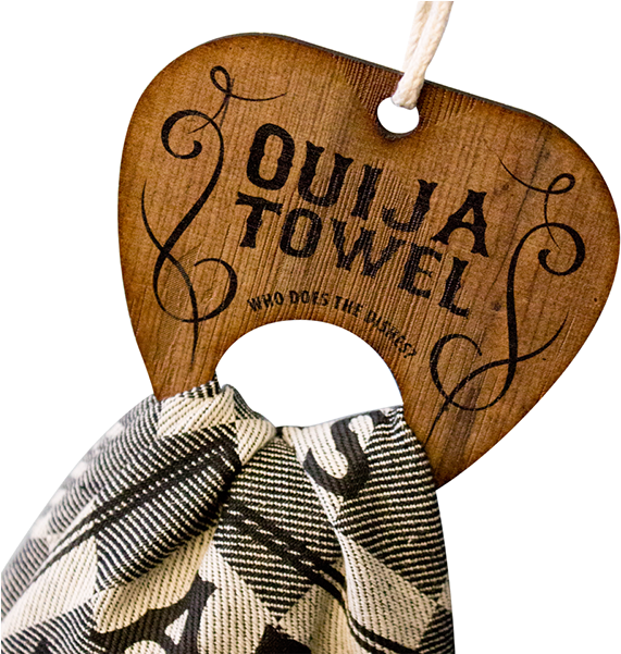 Ouija Dish Towel On Behance - Locket (600x600), Png Download
